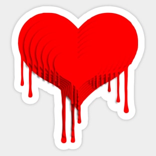 Bleeding Heart Sticker